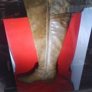 material girl capri wide calf knee high boots 6.5M